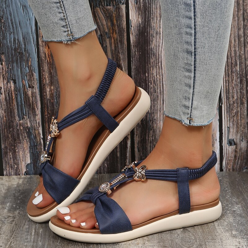 Camila | Sandalias planas de inspiración bohemia