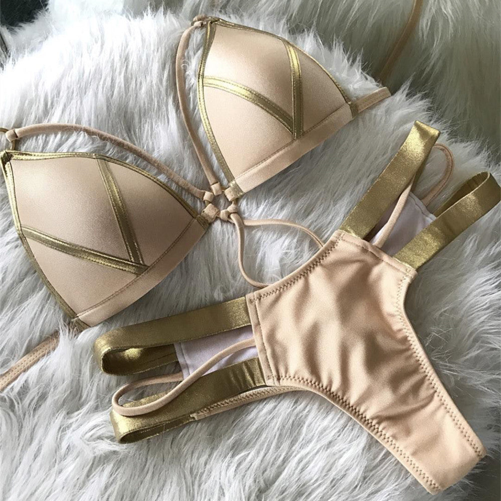 Brastias | Bikini Con Lados De Bronce