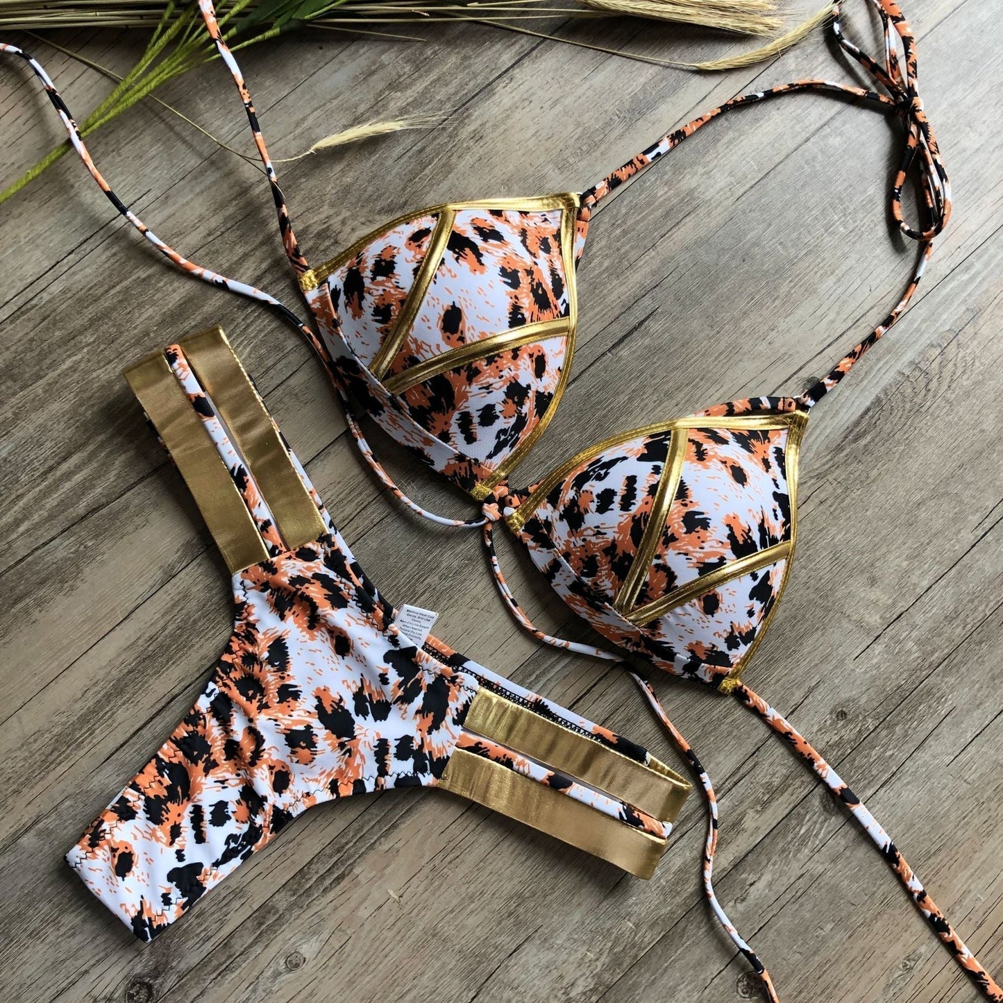 Brastias | Bikini Con Lados De Bronce
