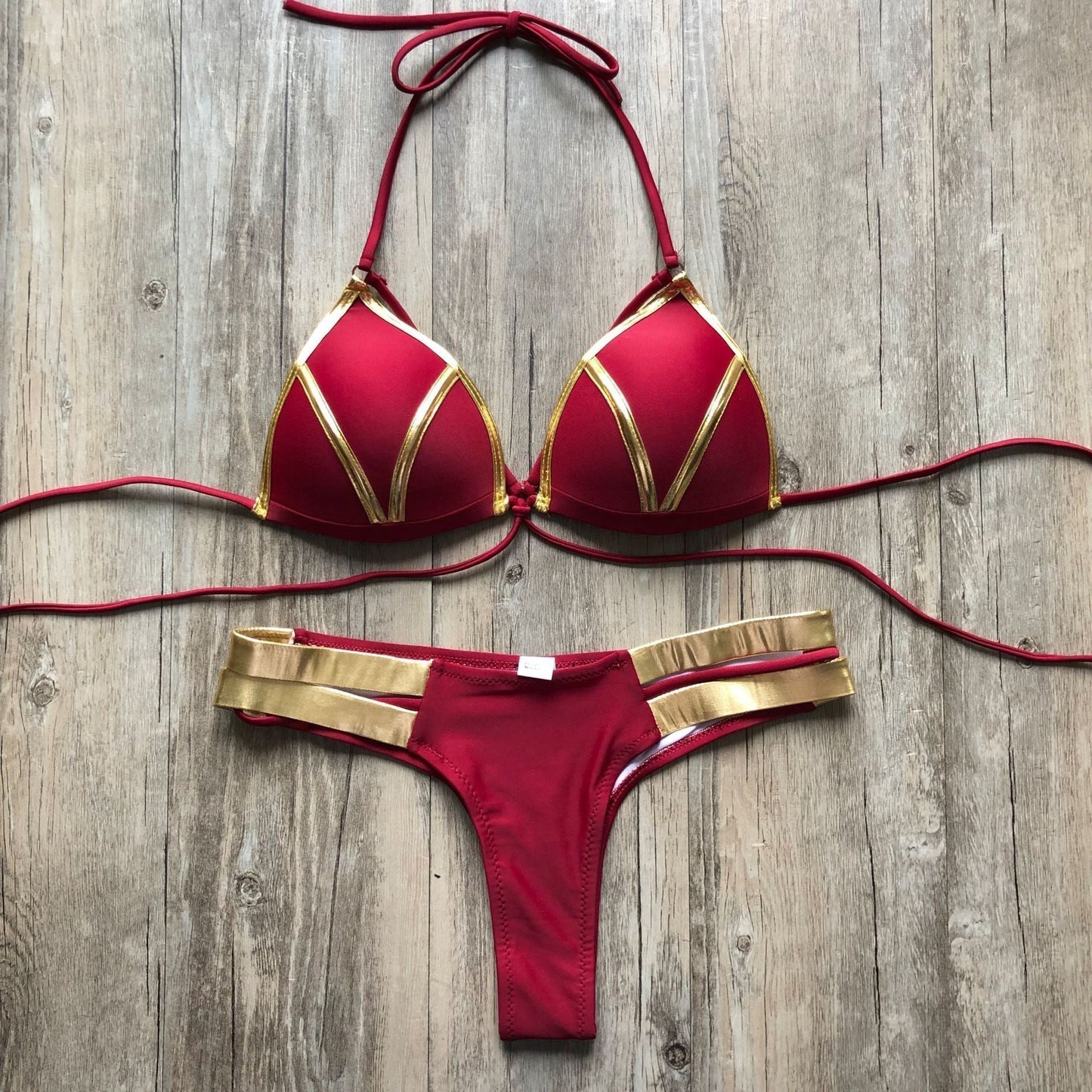 Brastias | Bikini Con Lados De Bronce