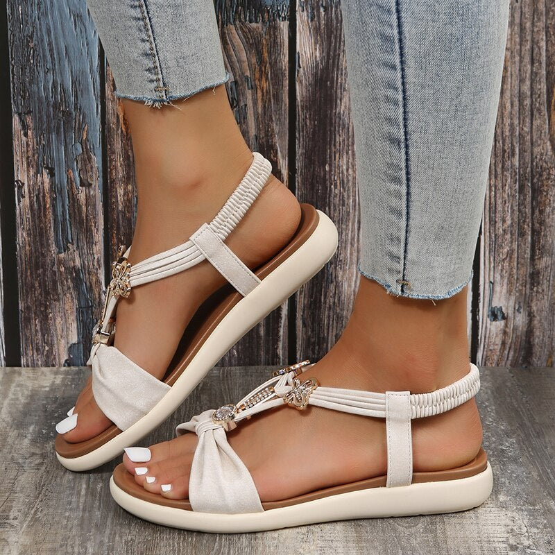 Camila | Sandalias planas de inspiración bohemia