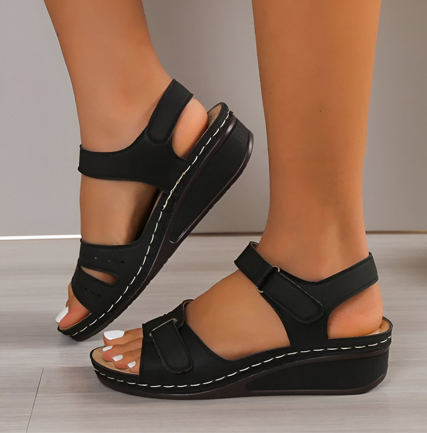 Allison | Sandalias de cuña suaves y elegantes