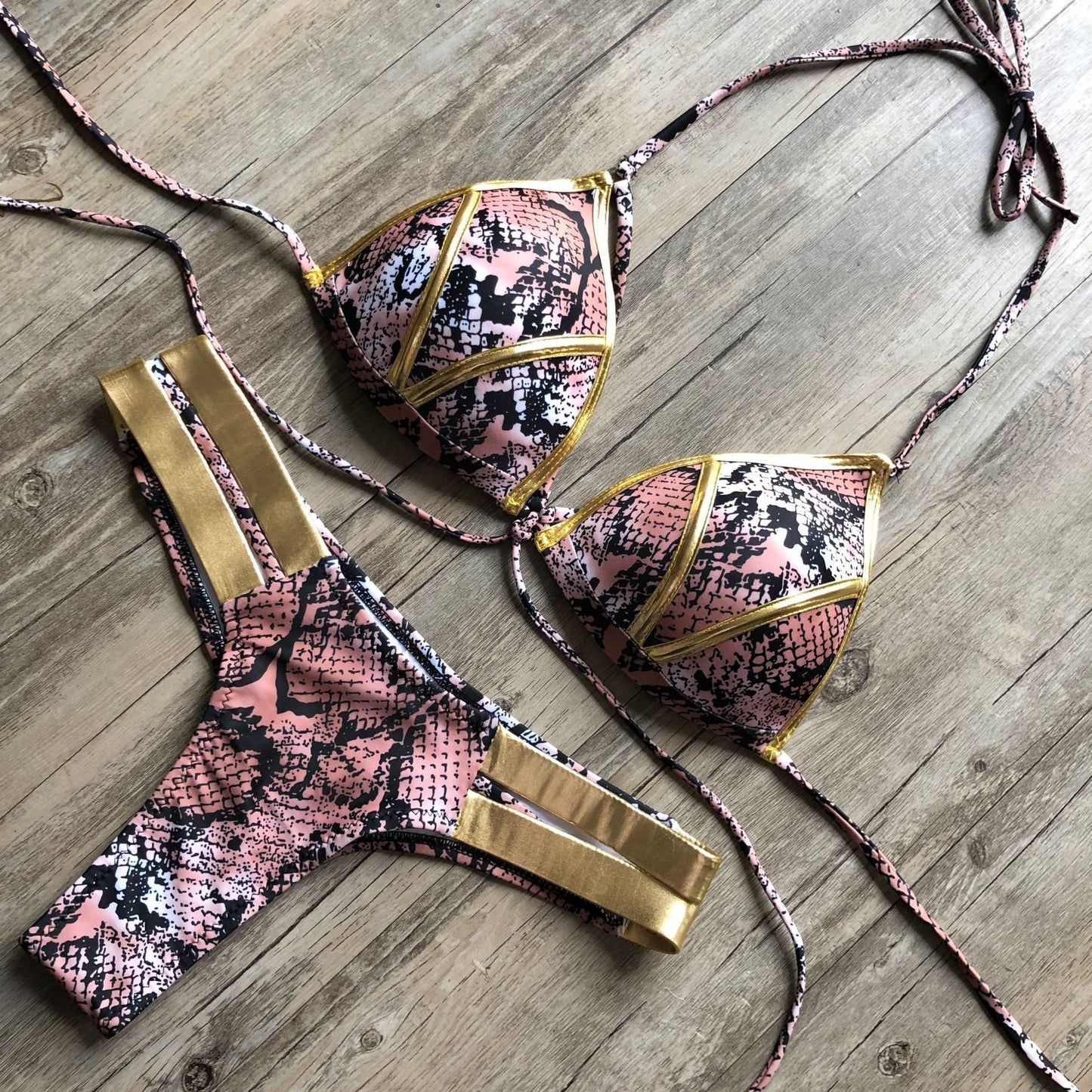 Brastias | Bikini Con Lados De Bronce