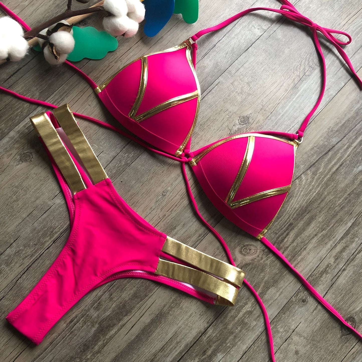 Brastias | Bikini Con Lados De Bronce