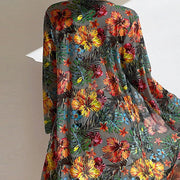 Avenela | Bikini De 3 Piezas Con Flores Y Bata