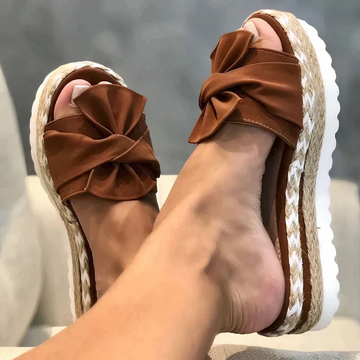 Andrea | Sandalias De Mujer Con Lazo