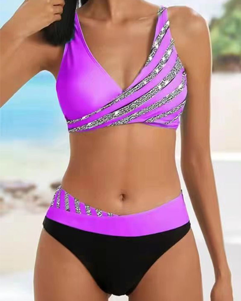 Caridad | Bikini Week con estampado Met