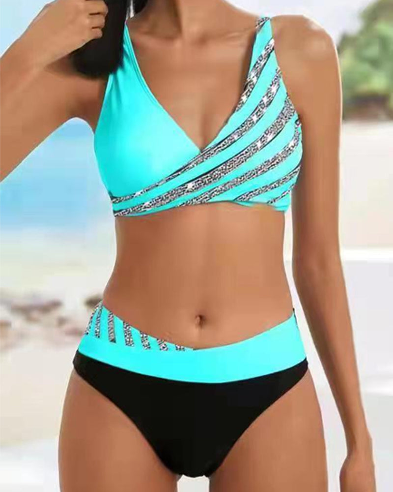 Caridad | Bikini Week con estampado Met