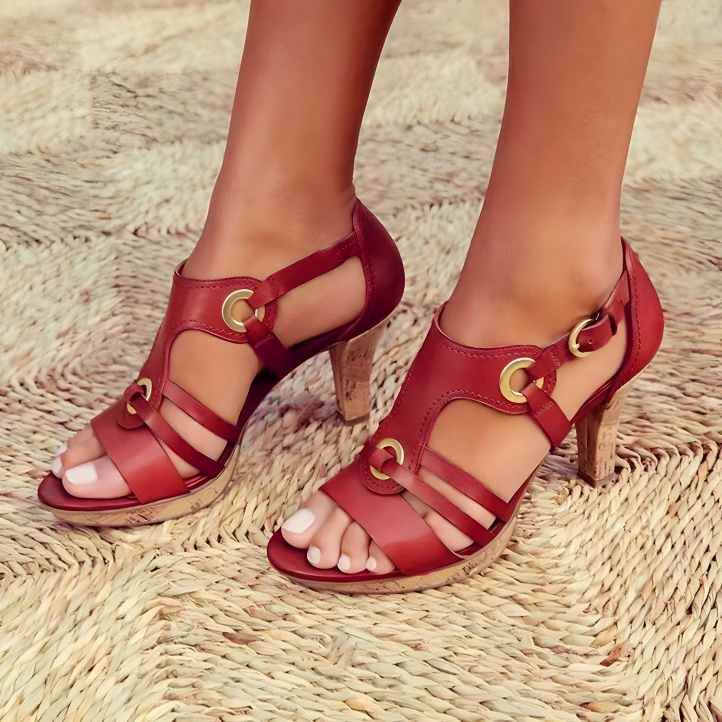 Amada | Sandalias de punta abierta de moda