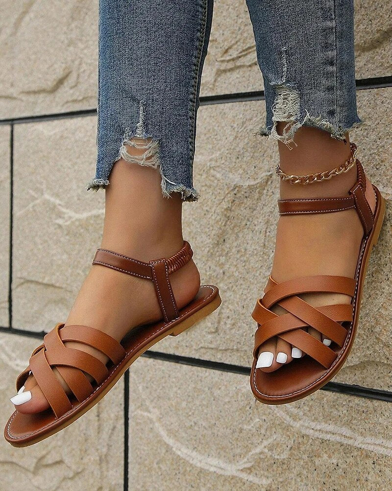 Araceli | Sandalias ortopédicas cruzadas