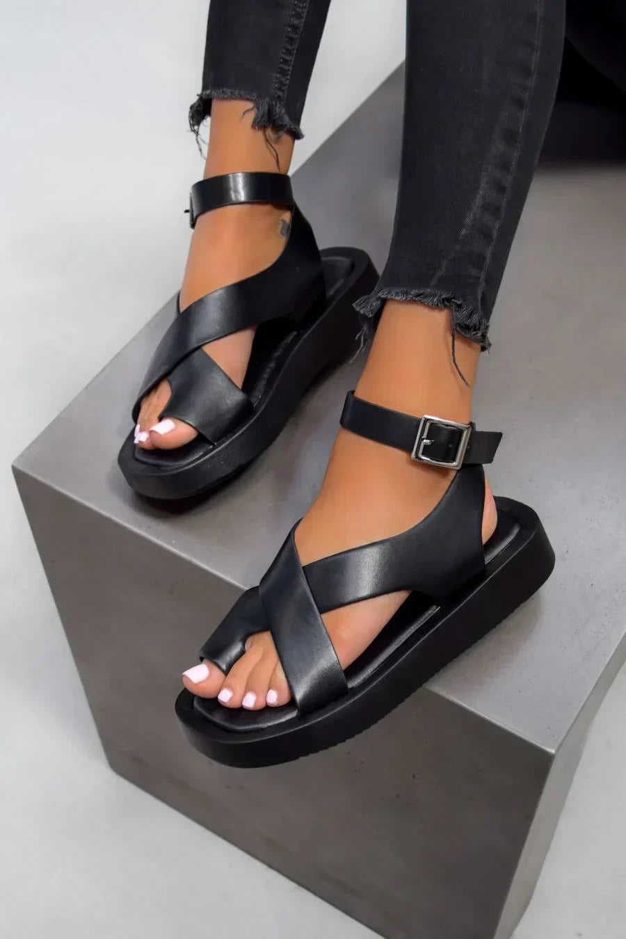 Virginia | Sandalias de gladiador gruesas