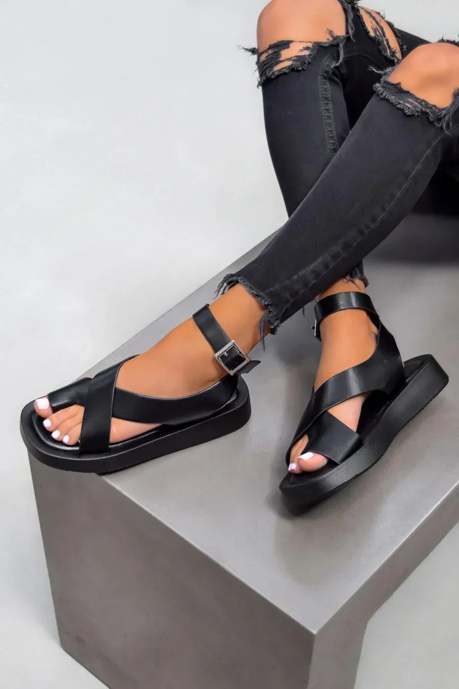 Virginia | Sandalias de gladiador gruesas