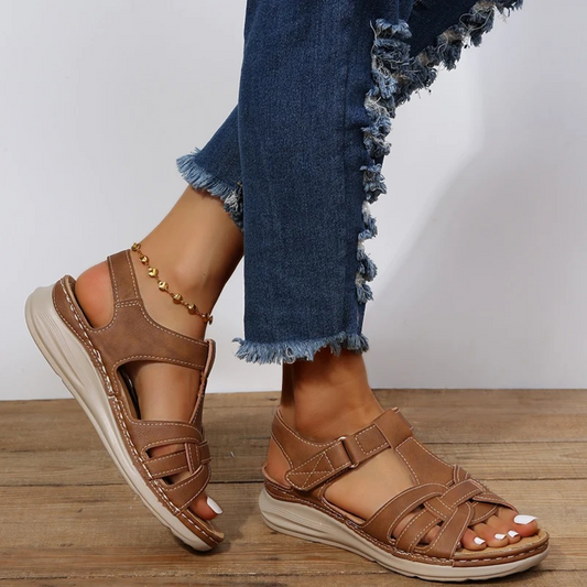 Azucena | Sandalias de ante para mujer