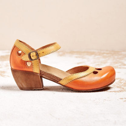 Yolanda | Sandalias cómodas con tacones bajos.