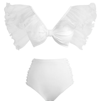 Beda | Conjunto  bikini con volantes