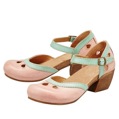 Yolanda | Sandalias cómodas con tacones bajos.