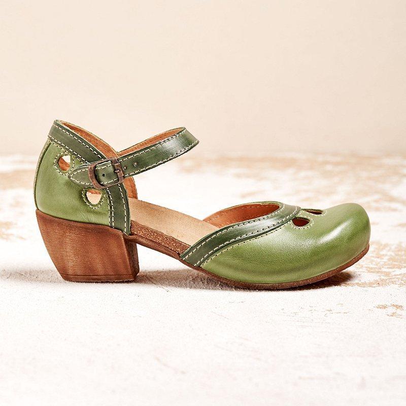 Yolanda | Sandalias cómodas con tacones bajos.