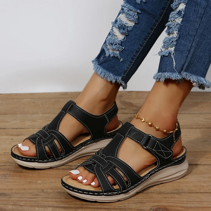 Azucena | Sandalias de ante para mujer