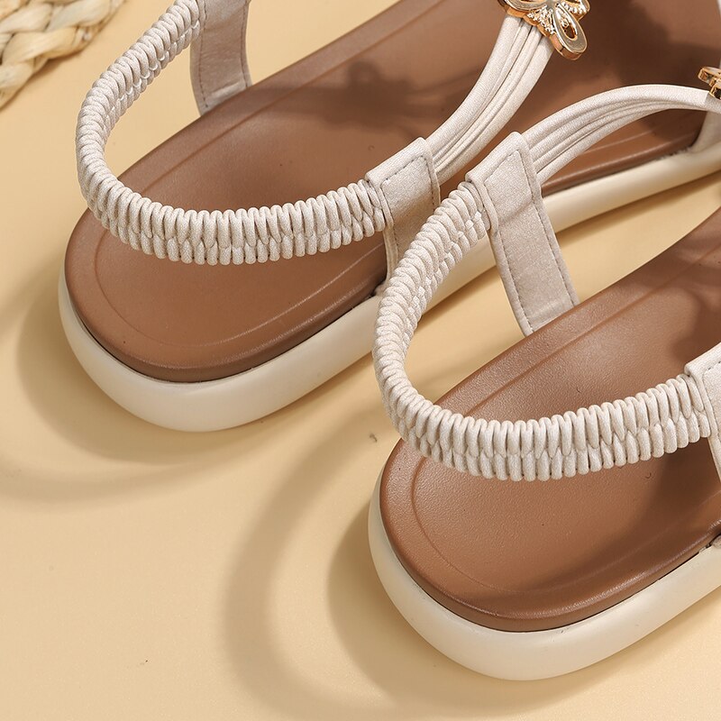 Camila | Sandalias planas de inspiración bohemia