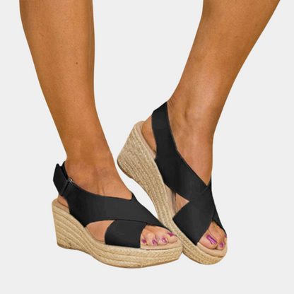 Ana | Sandalias cuña mujer, elegantes y cómodas