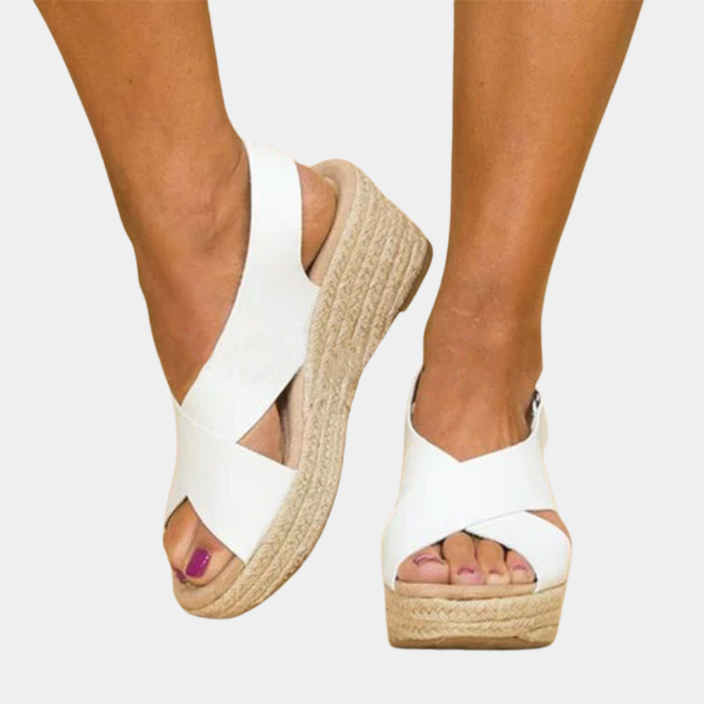 Ana | Sandalias cuña mujer, elegantes y cómodas