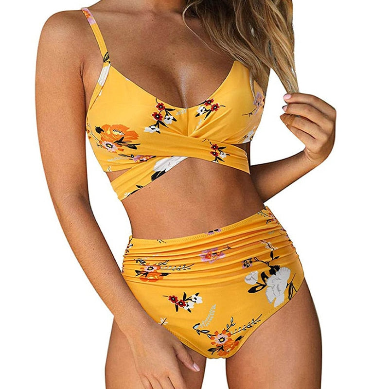 Berit | Conjunto  bikini  cintura alta