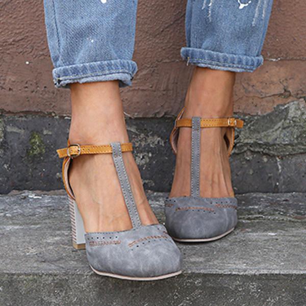 Amayrani | Sandalias de tacón de bloque para mujer