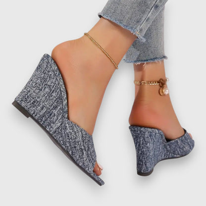 Ximena | Vaqueros Keilabsatz Sandalias