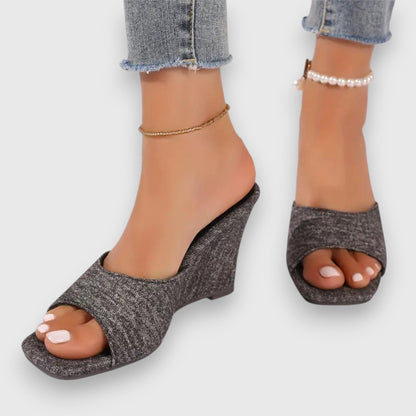 Ximena | Vaqueros Keilabsatz Sandalias