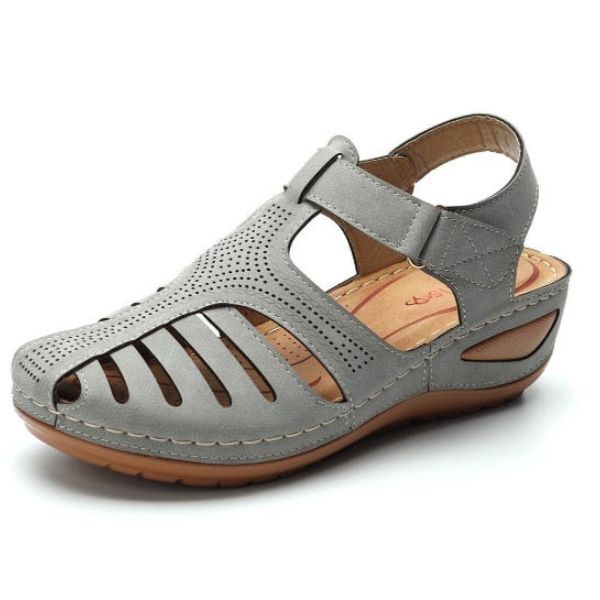 Ámbar | Sandalias ortopédicas de cuero estilo vintage
