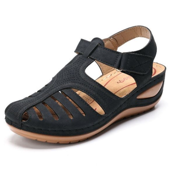 Ámbar | Sandalias ortopédicas de cuero estilo vintage