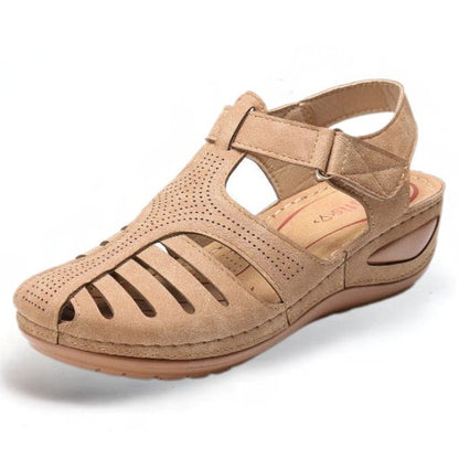 Ámbar | Sandalias ortopédicas de cuero estilo vintage