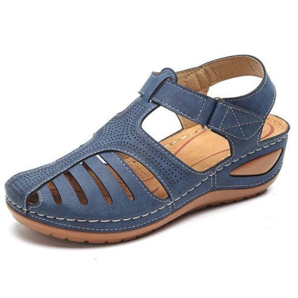 Ámbar | Sandalias ortopédicas de cuero estilo vintage