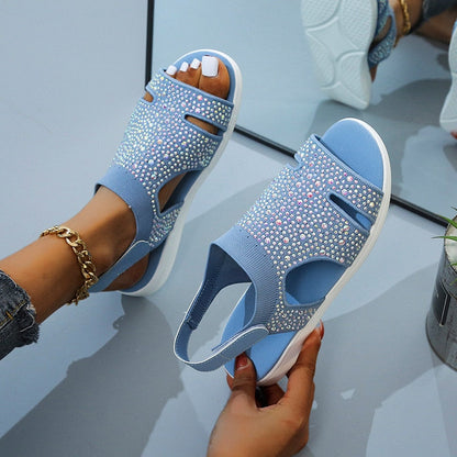 Adalina | Sandalias Con Purpurina
