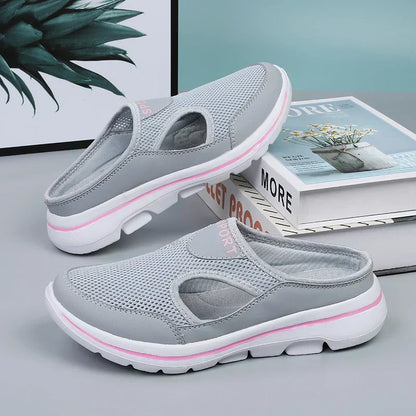Blanca | Sandalias cómodas sin cordones para mujer
