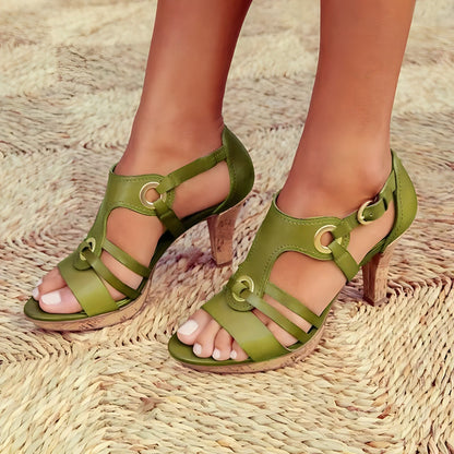 Amada | Sandalias de punta abierta de moda
