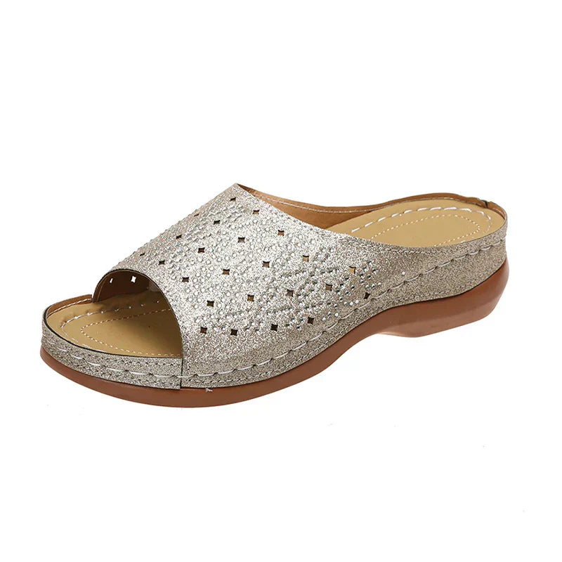 Wanda | Sandalias ortopédicas de invierno de apoyo y de moda.