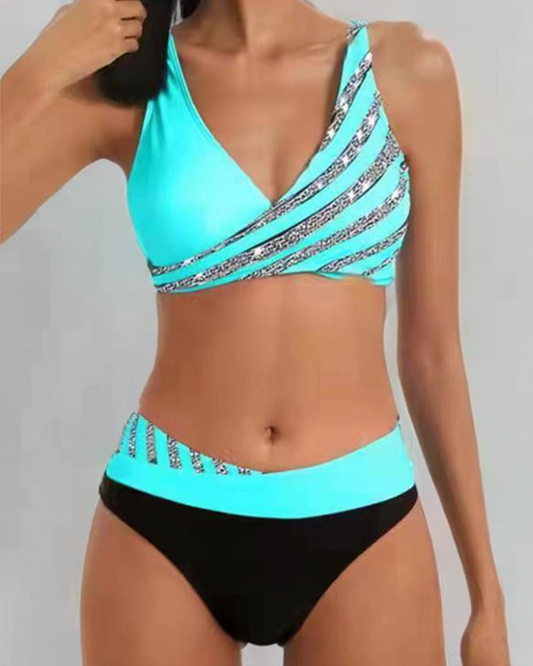 Caridad | Bikini Week con estampado Met