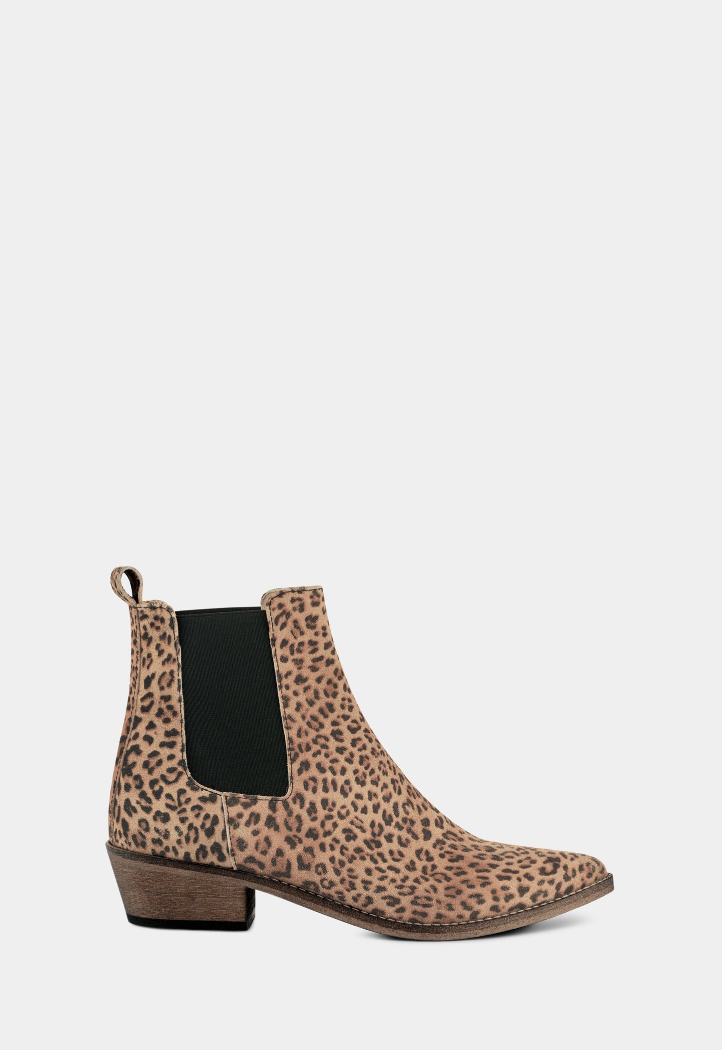 Ivylee Copenhagen Stella Leopard Ankle Boot Beige