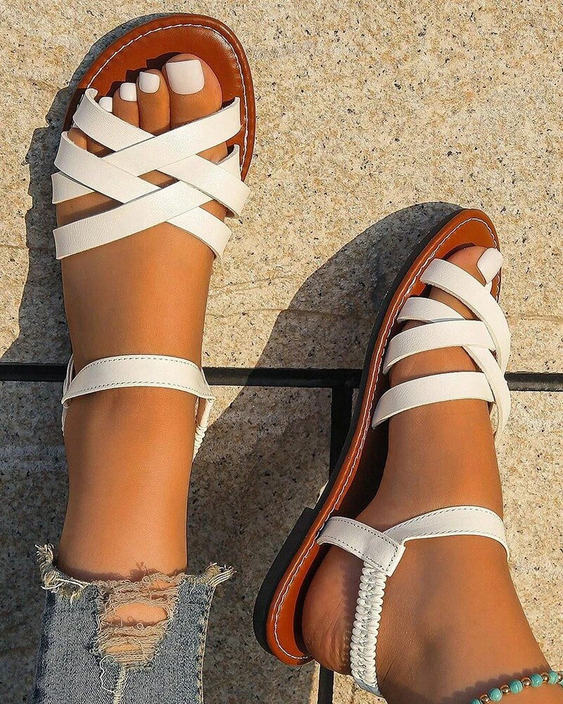 Araceli | Sandalias ortopédicas cruzadas