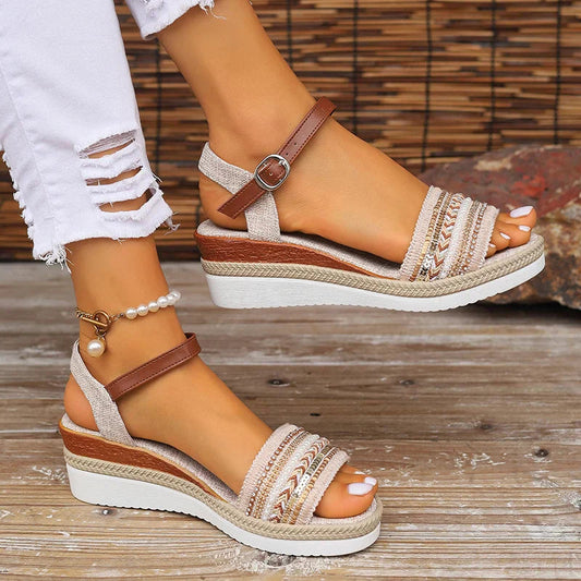 Atanasia | Sandalias de verano con estilo Boho para mujer