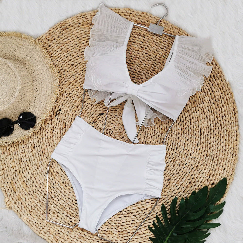 Beda | Conjunto  bikini con volantes