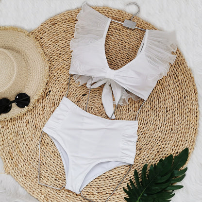Beda | Conjunto  bikini con volantes