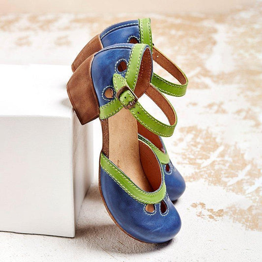 Yolanda | Sandalias cómodas con tacones bajos.