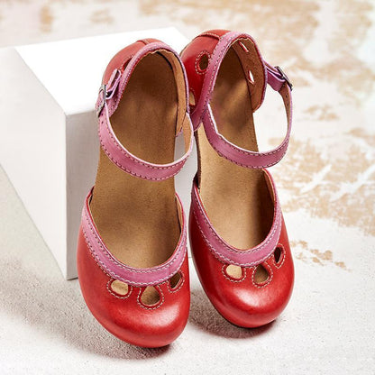 Yolanda | Sandalias cómodas con tacones bajos.