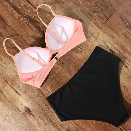 Ayako | Bikini  cintura alta con top retorcido