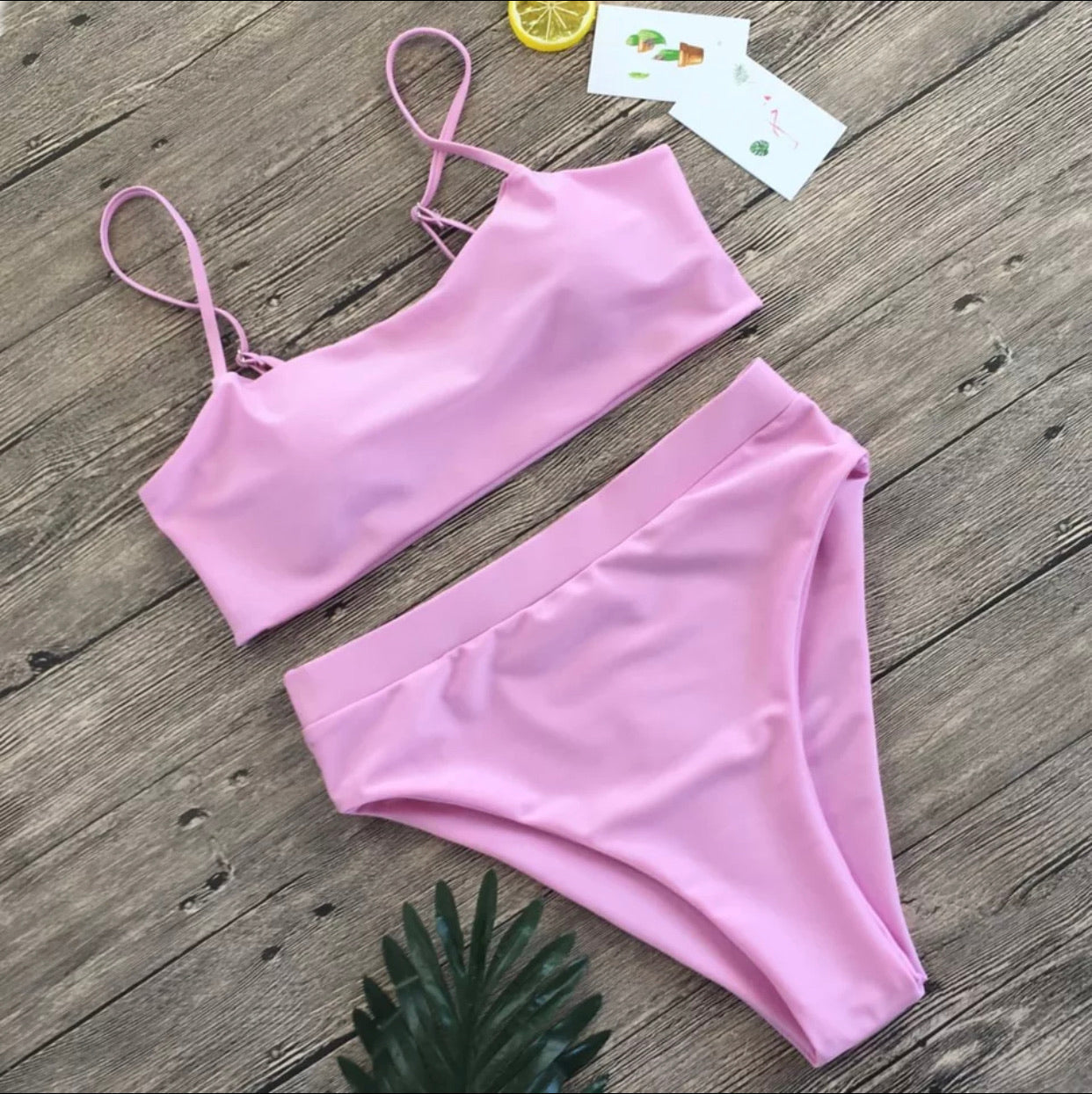 Barika | Conjunto  bikini  cintura alta