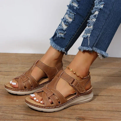 Abigaíl | Sandalias de cuero de moda para mujer