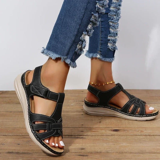 Abigaíl | Sandalias de cuero de moda para mujer