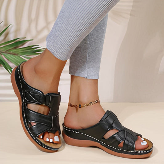 Benedicta | Sandalias de punta abierta de moda para el estilo de verano